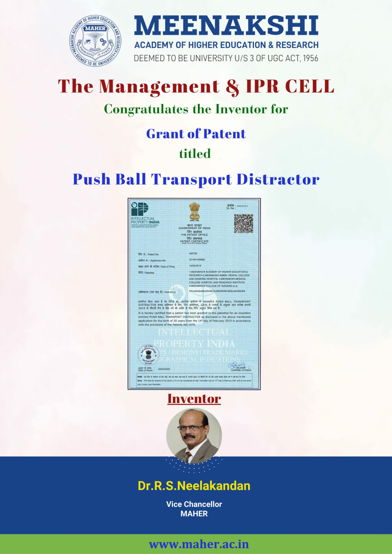 Push Ball Transport Distractor